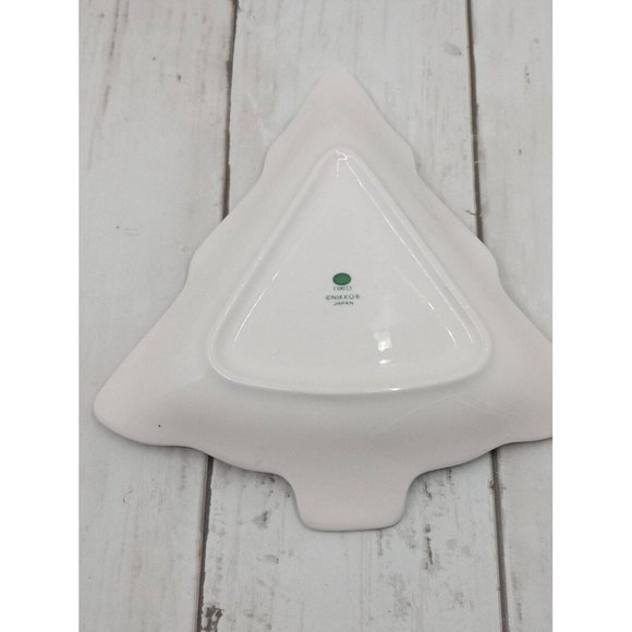 Vintage Small Nikko Japan Christmas Tree Trinket Dish - Picture 3 of 3